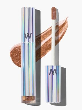 Wonderskin Wonder Blading Top Gloss in shade Gold Glitter